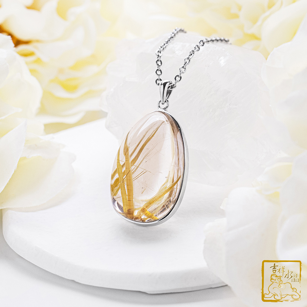 鈦晶水滴墜 13.9g 旺運護身