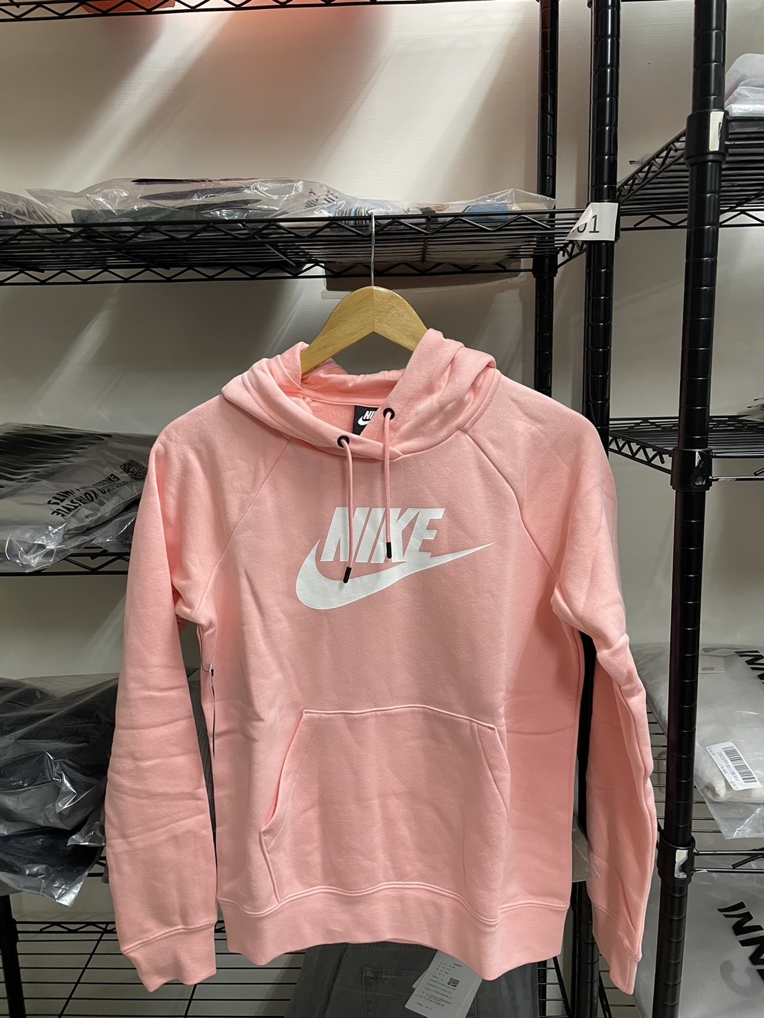 #現貨 NIKE 女款帽T BV4127-697 粉