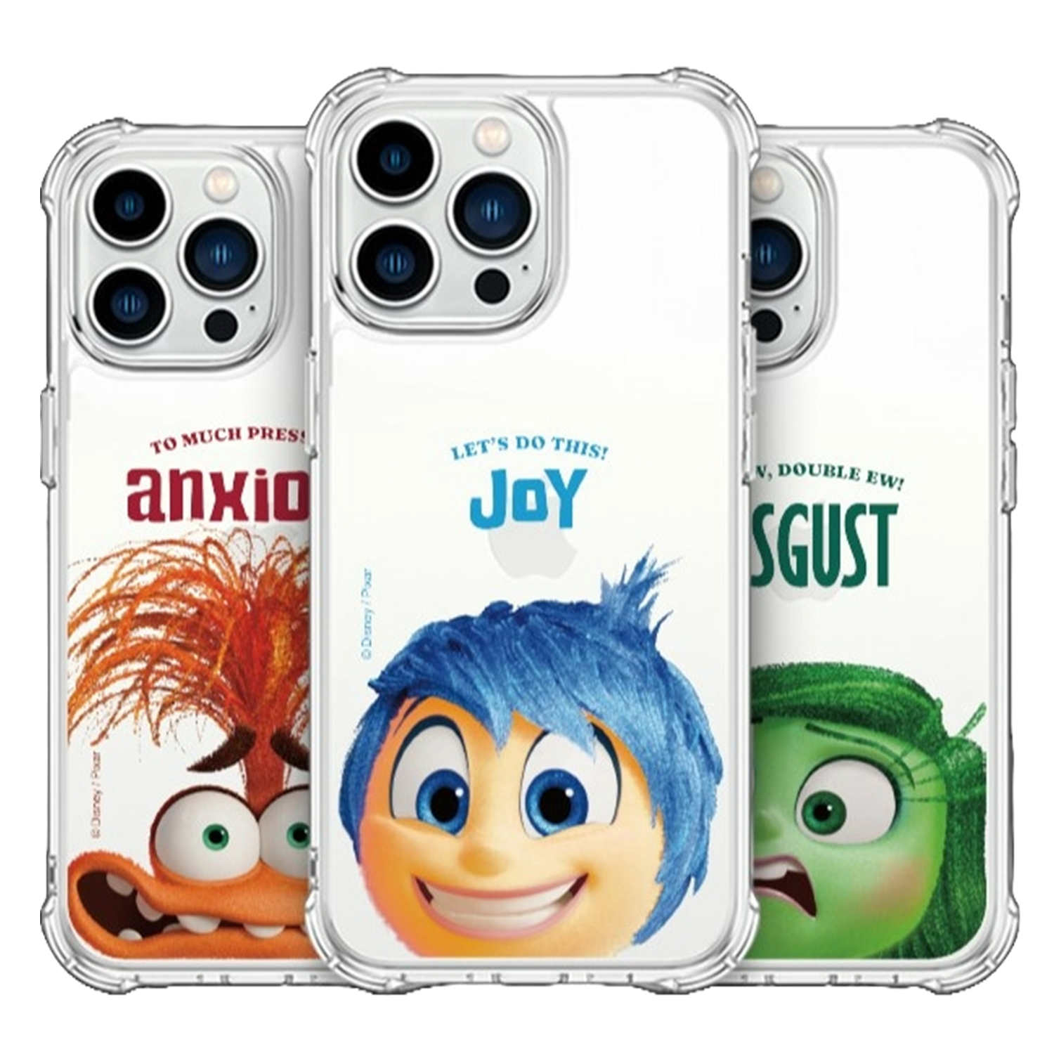 Disney - Aircushion Clear Hard Case - 玩轉腦朋友 氣墊防撞透明手機硬殼 TY