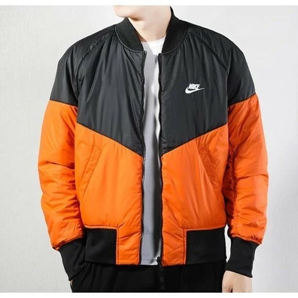 【現貨】Nike NSW MA-1 雙面穿 防風 防潑水 飛行外套 黑橘