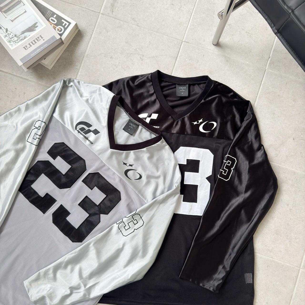 23 V領透網寬鬆球衣 98234