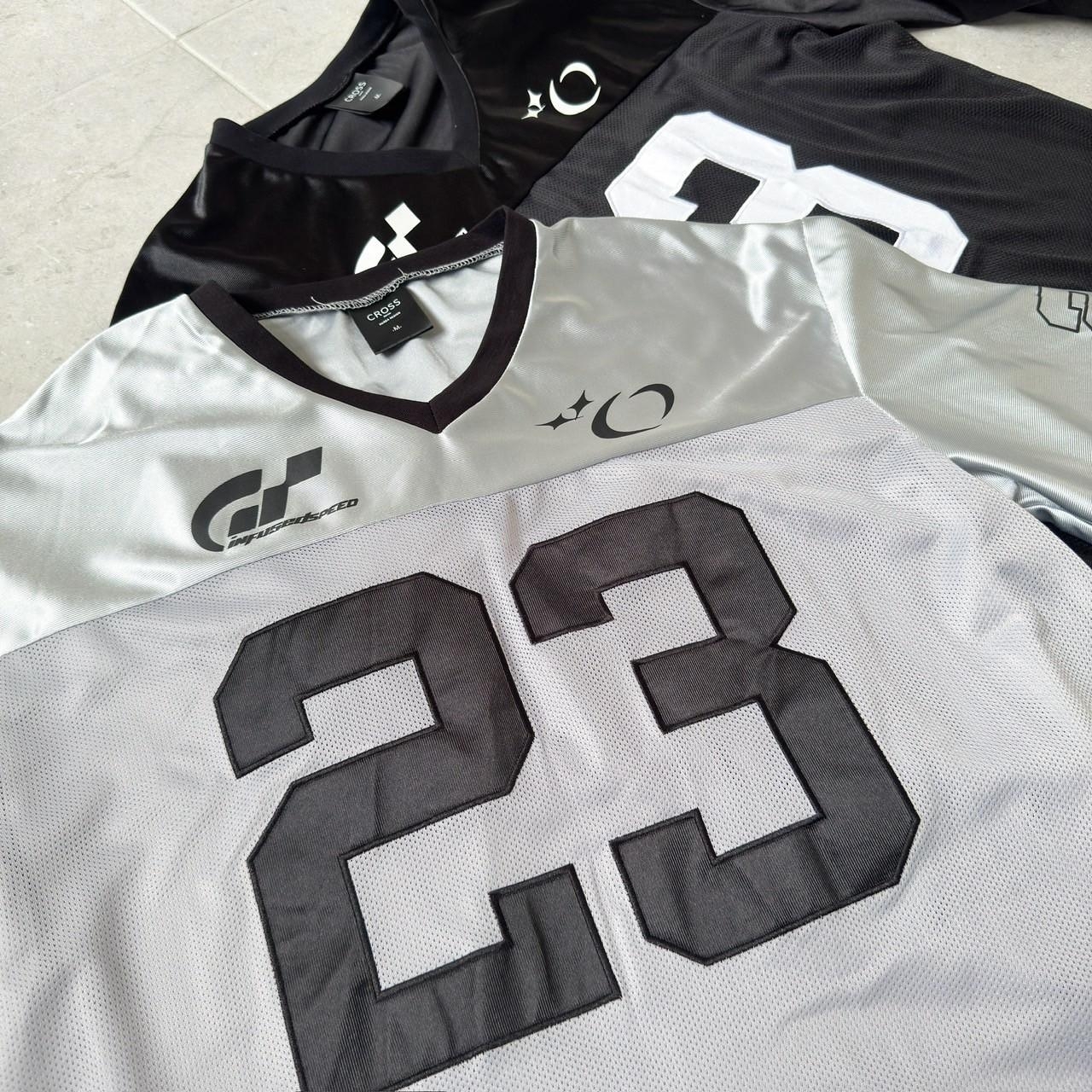 23 V領透網寬鬆球衣 98234