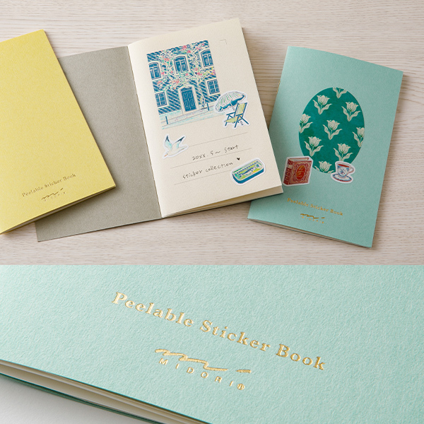 貼紙簿附口袋 B6｜MIDORI / JAPAN