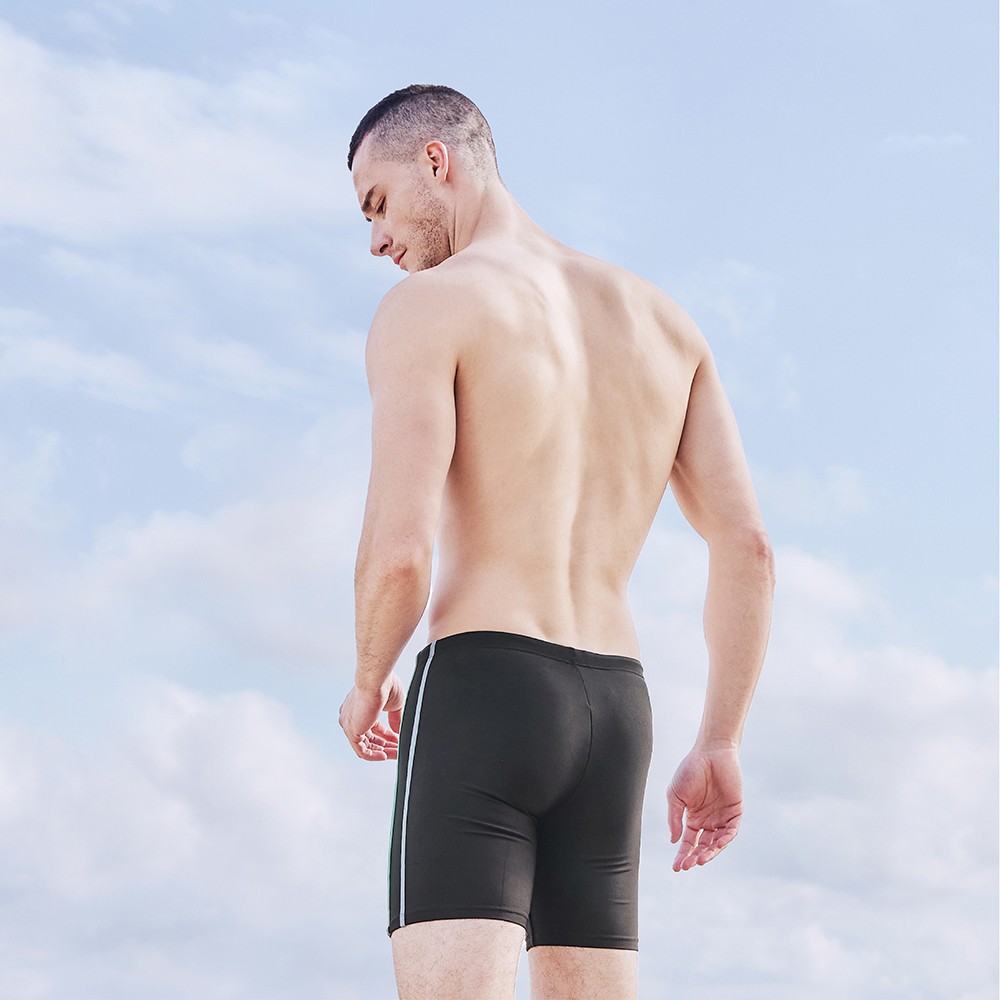 MAR-8166A  大男休閒三分褲 - 黑色