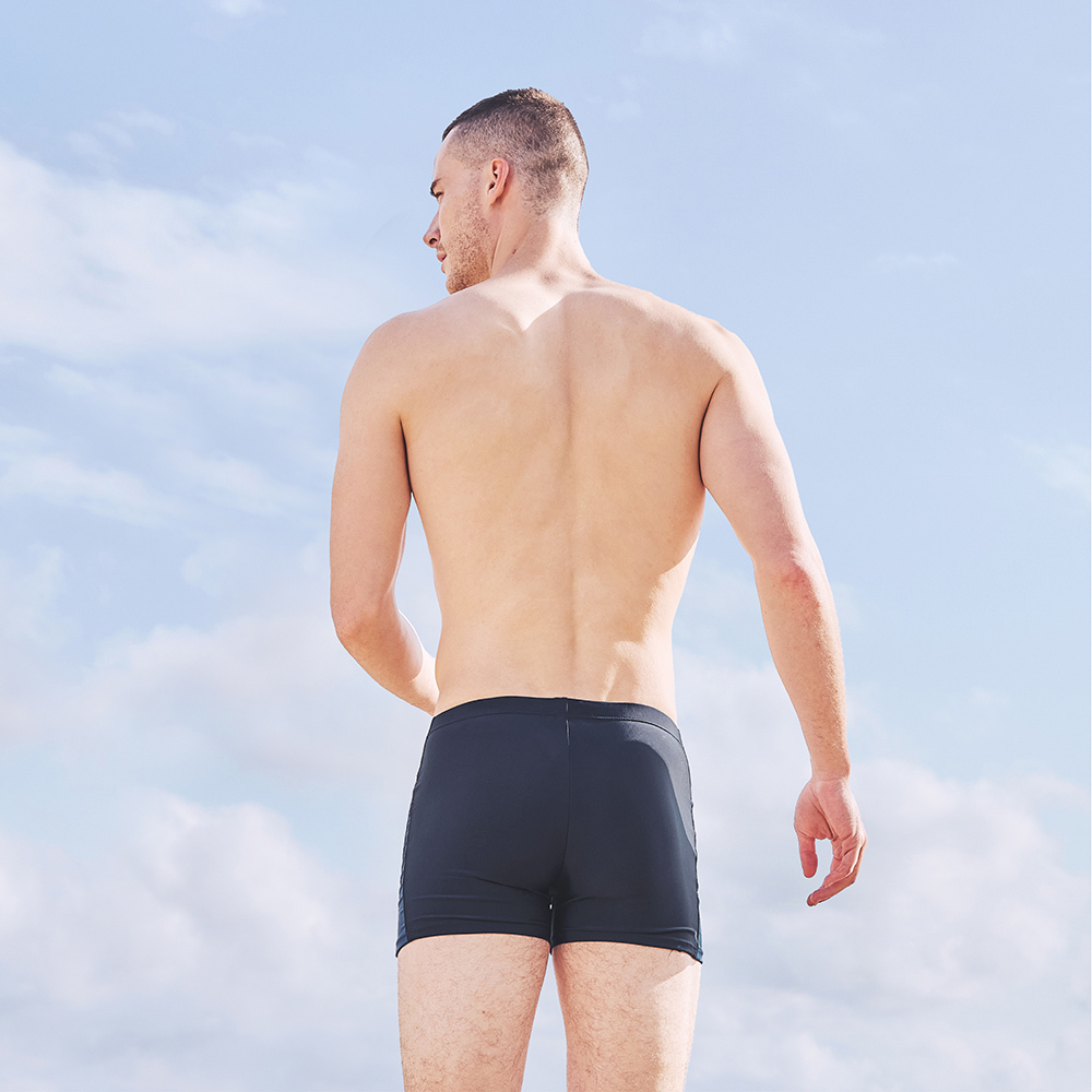 MAR-1155大男休閒平口褲─深藍