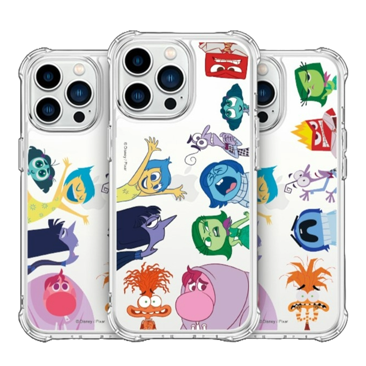 Disney - Aircushion Clear Hard Case - 玩轉腦朋友 氣墊防撞透明手機硬殼 TY