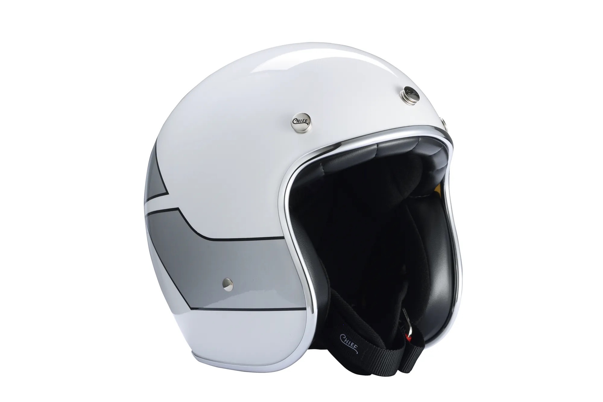 Chief Helmet SILVERBOLT 白銀 3/4 半罩