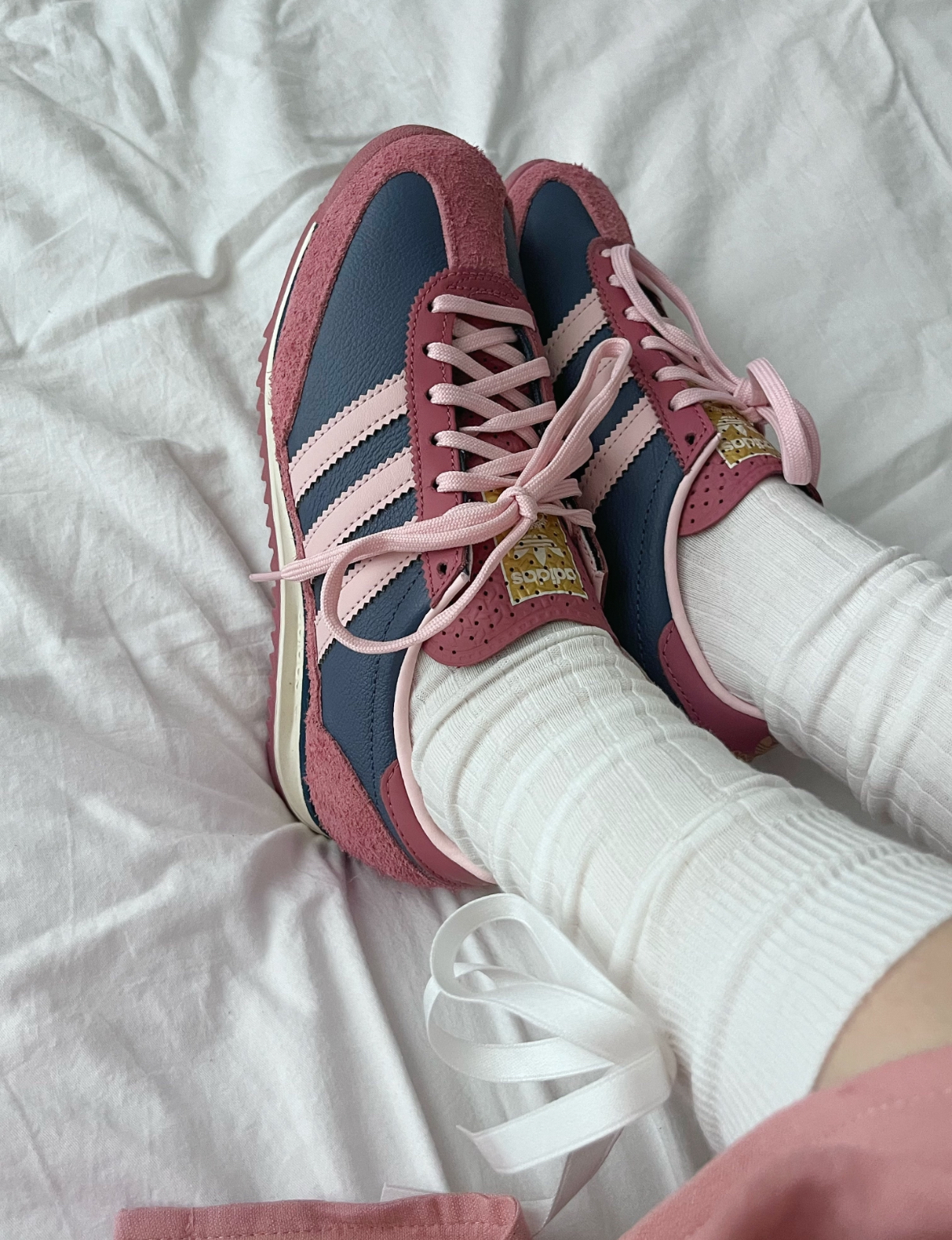 Adidas Originals SL 72 OG 莓果深藍 豆沙粉色 深藍色 麂皮 運動鞋 IF1939/預購