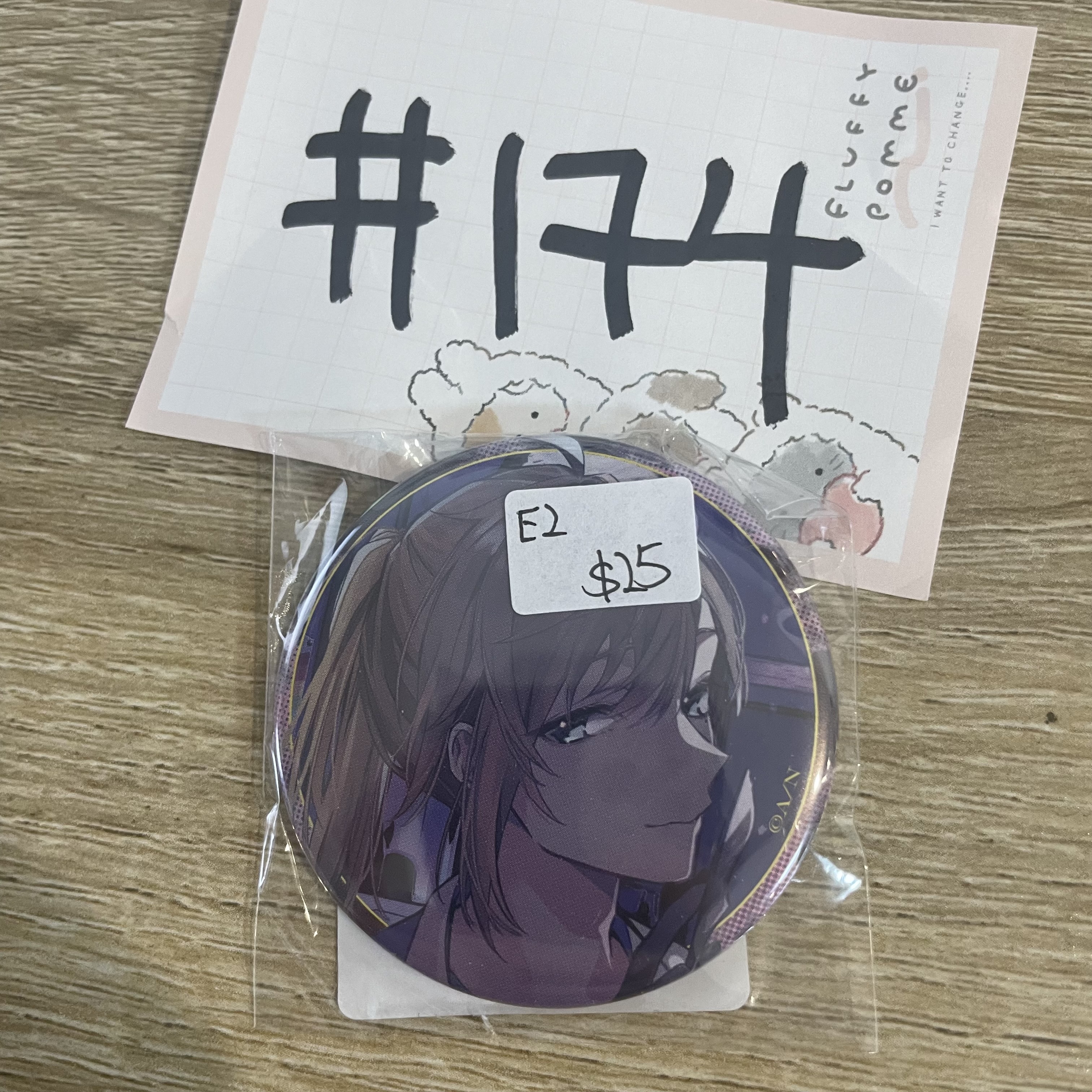 彩虹社 叶  E2 襟章#174