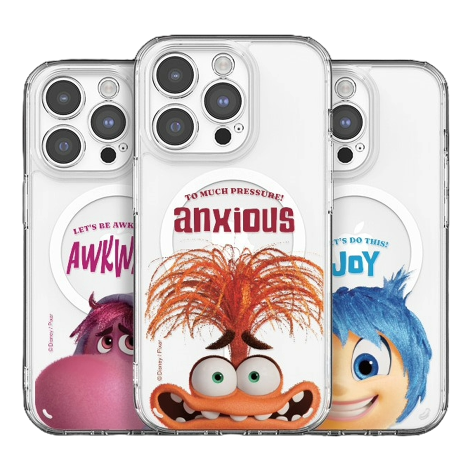 Disney - Magsafe Clear Hard Case - 玩轉腦朋友 磁吸充電氣墊防撞透明手機硬殼 TY