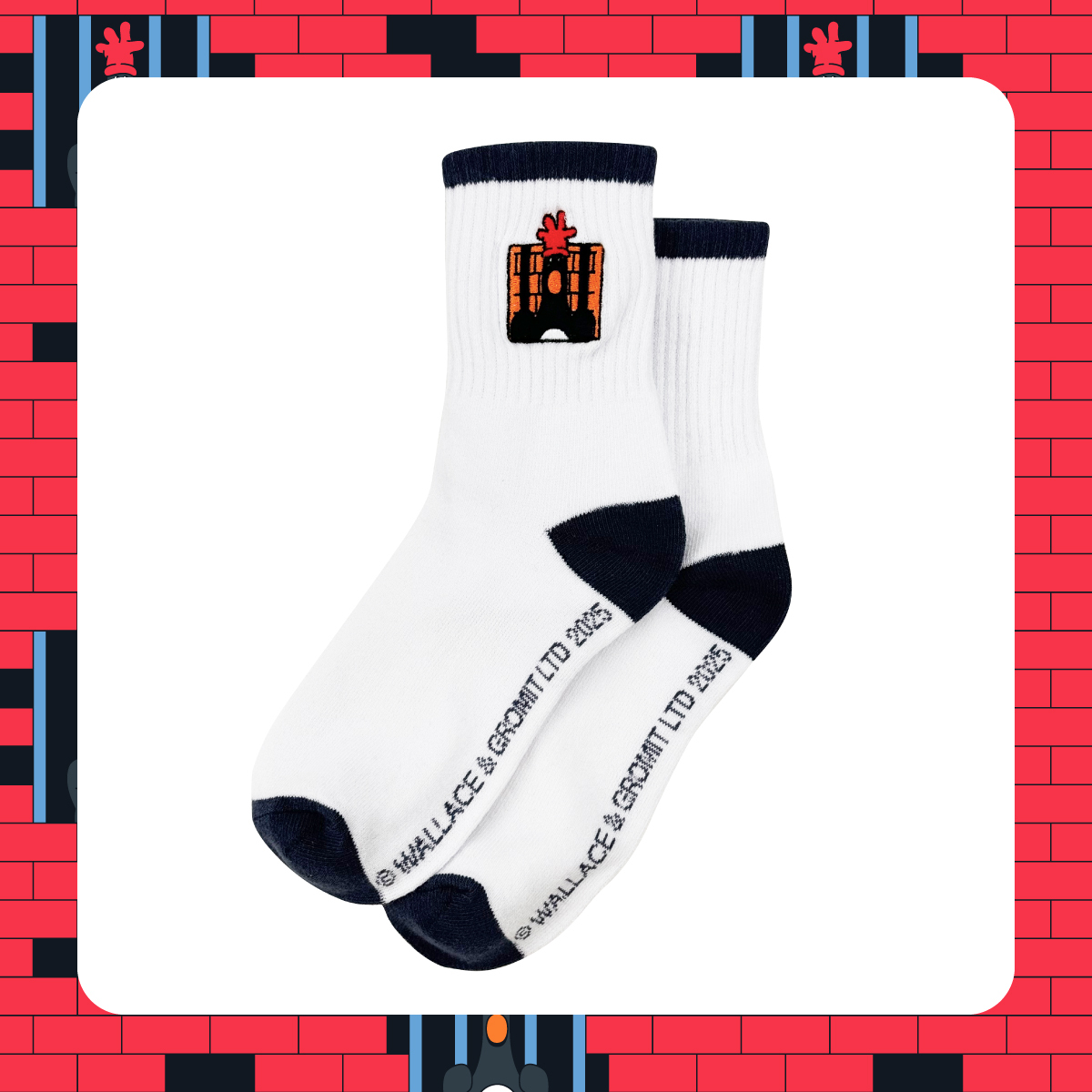 《酷狗寶貝》配條中筒襪(壞企鵝款)