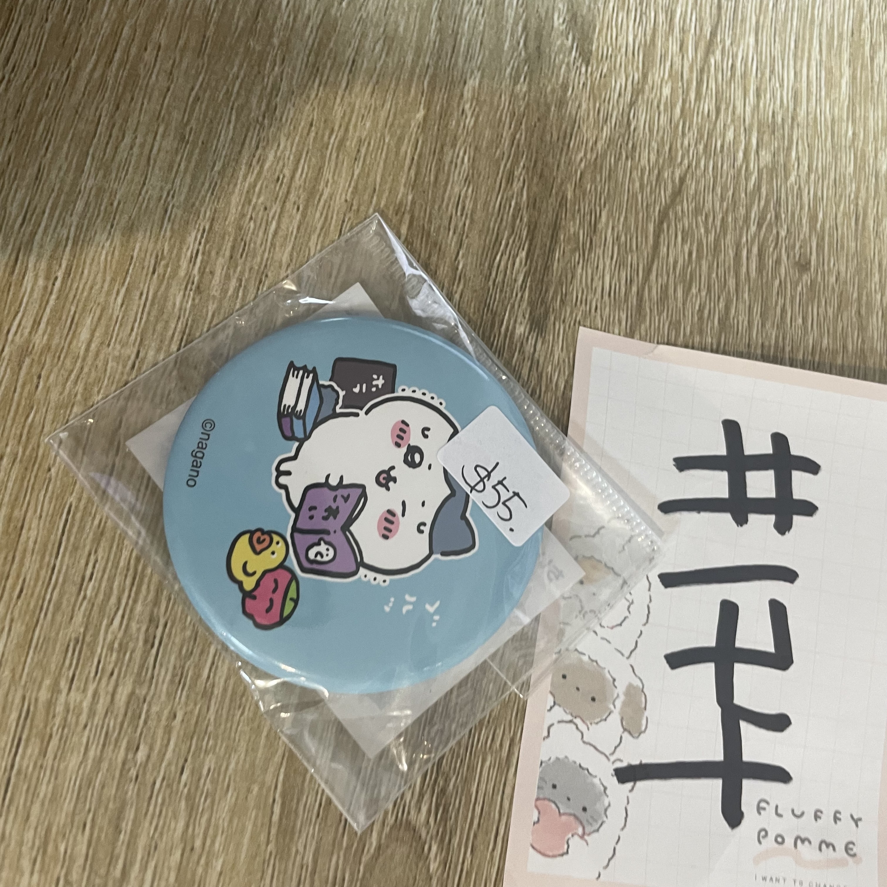 CHIIKAWA 八字貓  襟章#174