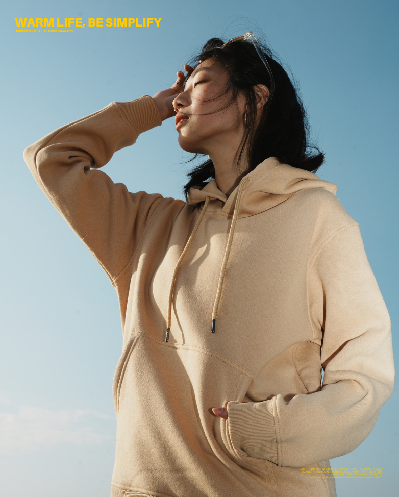 The Hoodie 素面純棉 厚刷毛 加絨連帽T恤