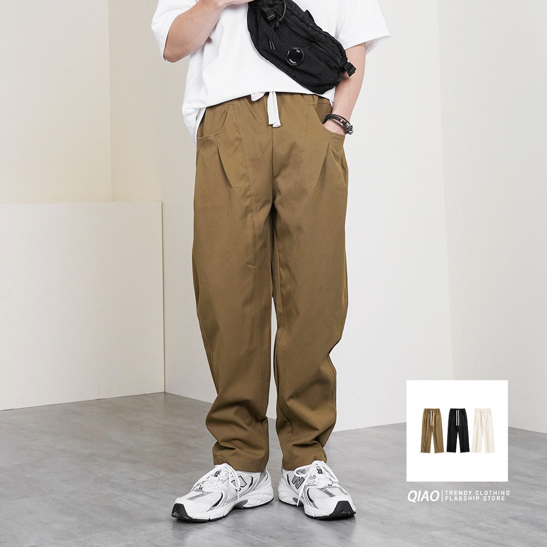 Pants 質感打摺 休閒長褲