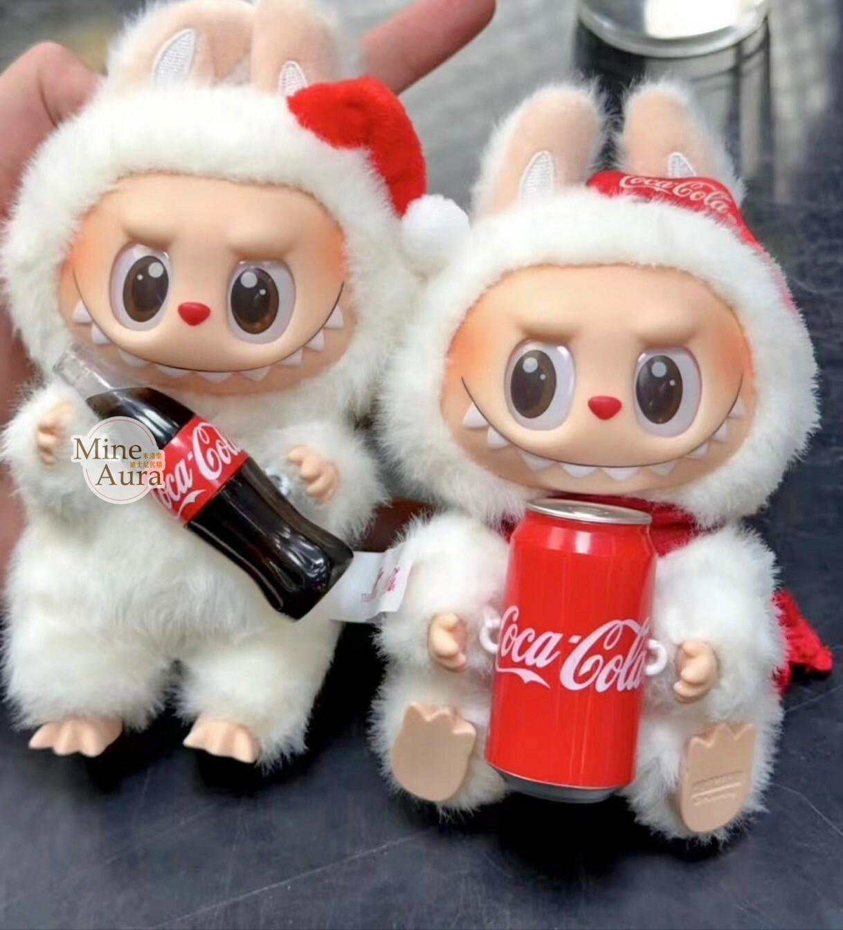 POP MART 泡泡瑪特 LABUBU 3.0 可口可樂系列 搪膠毛絨 鑰匙圈 吊飾 盲選盒 盲盒 -泡泡瑪特城市樂園
