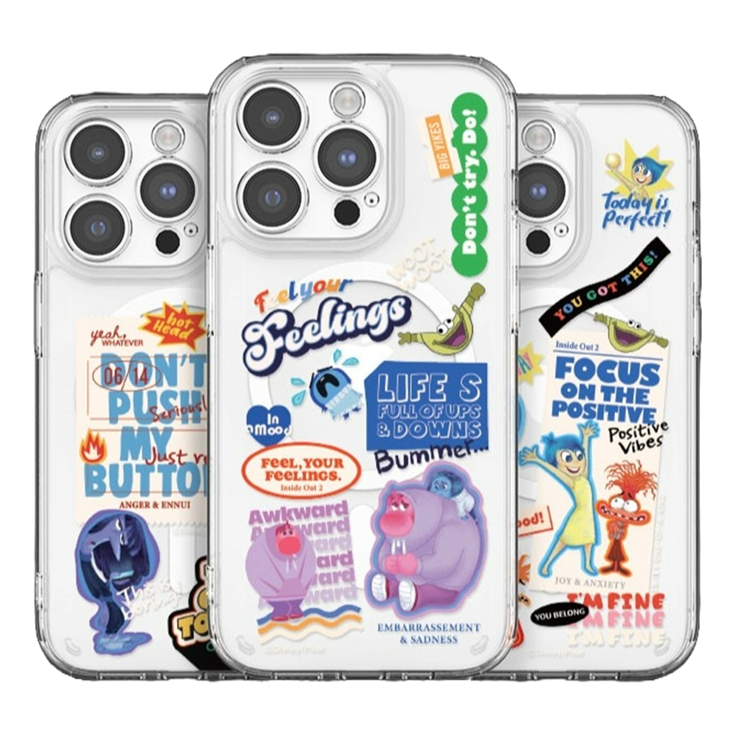 Disney - Magsafe Clear Hard Case - 玩轉腦朋友 磁吸充電氣墊防撞透明手機硬殼 TY