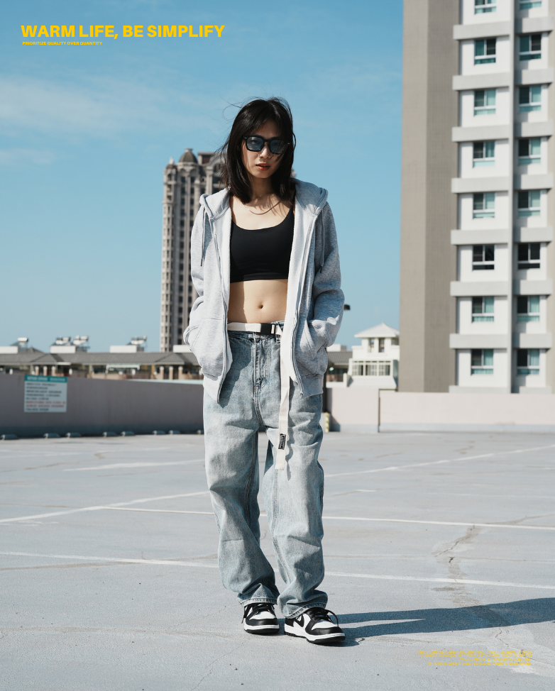 100%純棉 搖粒絨 抗寒連帽外套