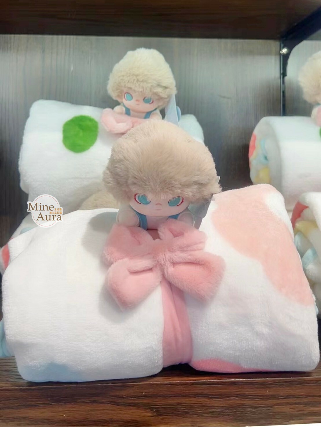 POP MART 泡泡瑪特 春日花花系列 DIMOO 收納 毛毯 毯子 -泡泡瑪特城市樂園