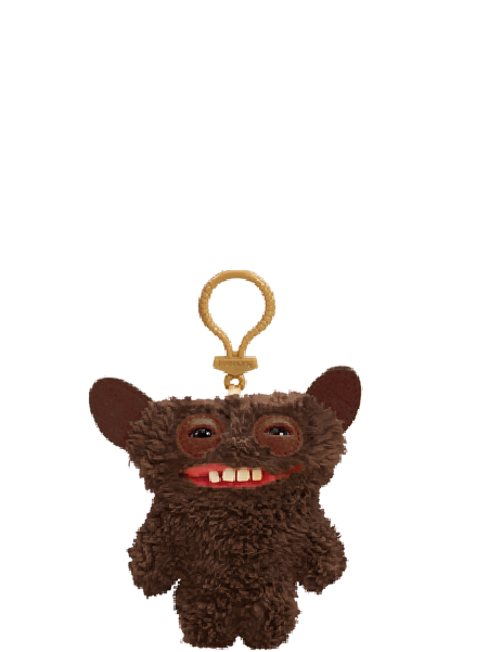 FG75451 Fuggler毛絨掛飾系列-大笑怪(啡色)