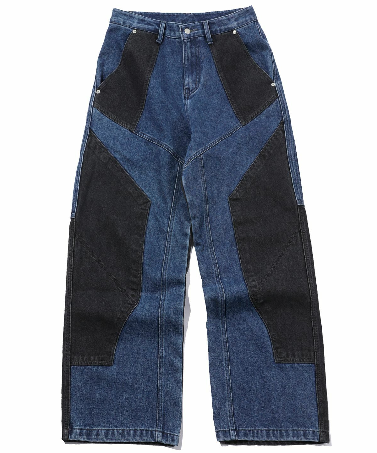 CPGN STUDIO Mixed Seam Wide Denim Pants