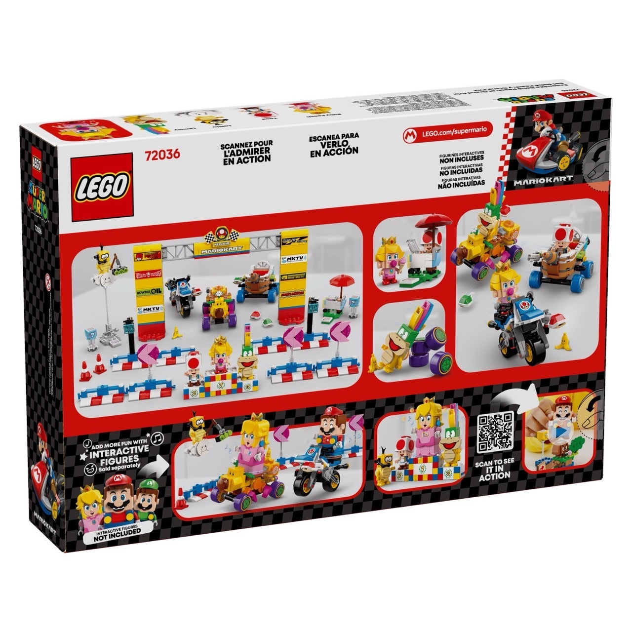 LEGO 72036 瑪利歐賽車™ 碧姬寶寶與大獎賽組合LEGO® Super Mario系列