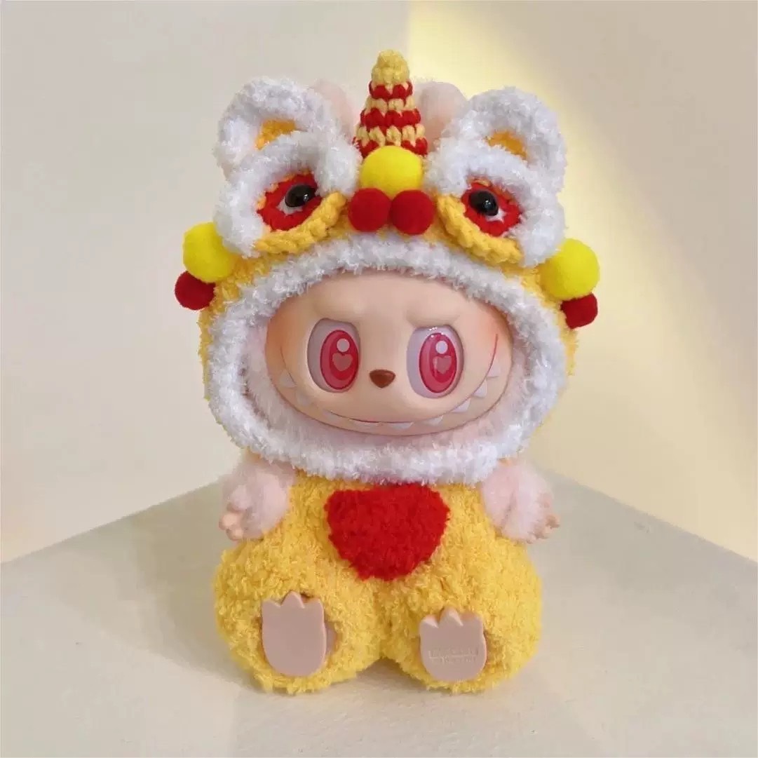 拉布布 LABUBU 坐坐派對 吊飾專用服裝 醒獅套裝 (無附吊飾)