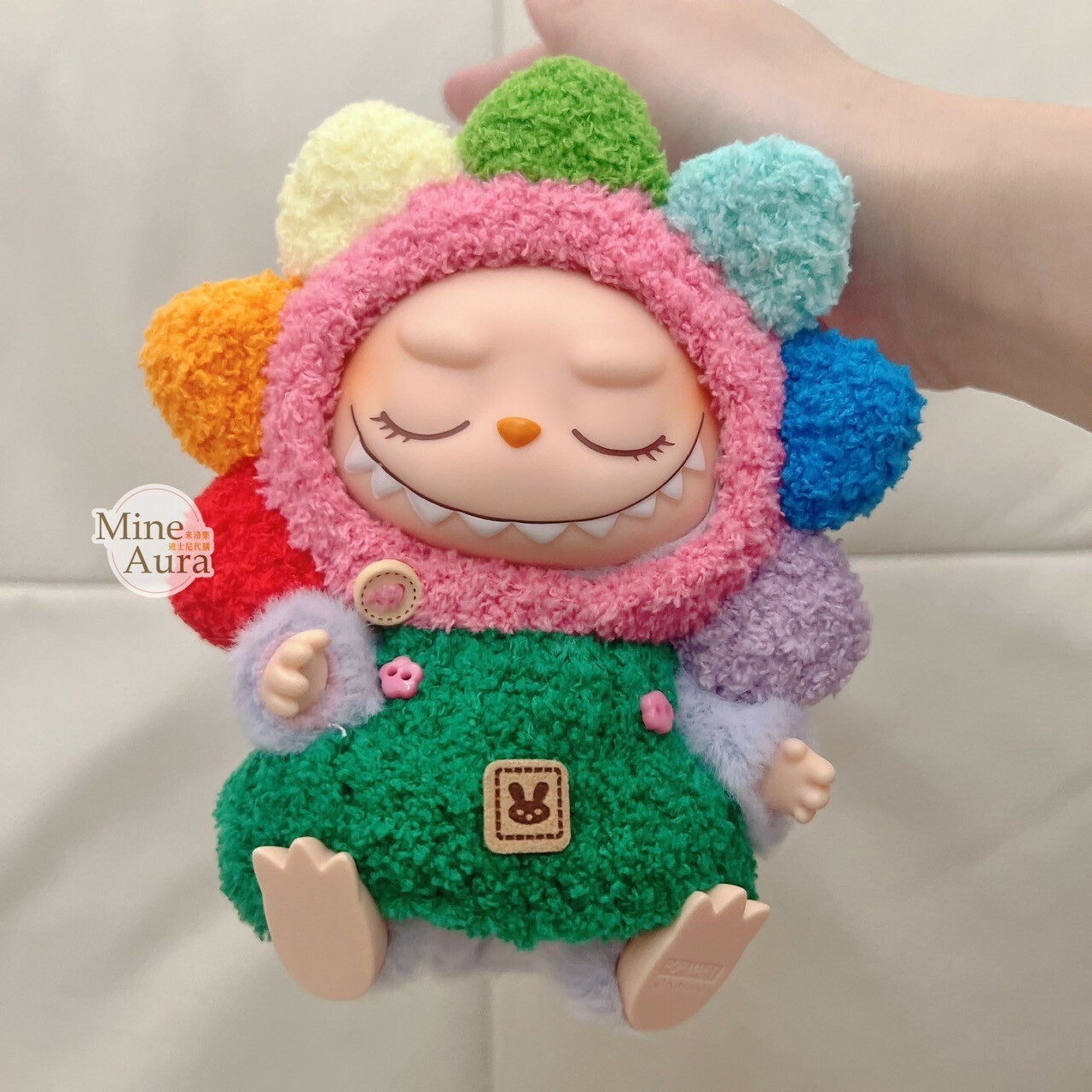 拉布布 LABUBU 坐坐派對 吊飾專用服裝 彩虹花朵套裝 (無附吊飾)