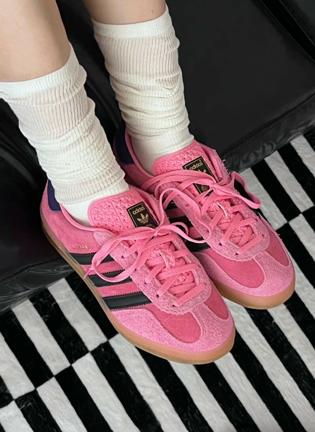 Adidas Gazelle Indoor Bliss Pink 黑粉 德訓鞋