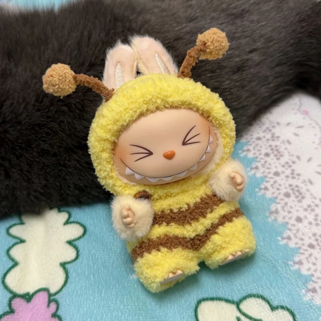 拉布布 LABUBU 坐坐派對 吊飾專用服裝 小蜜蜂套裝 (無附吊飾)