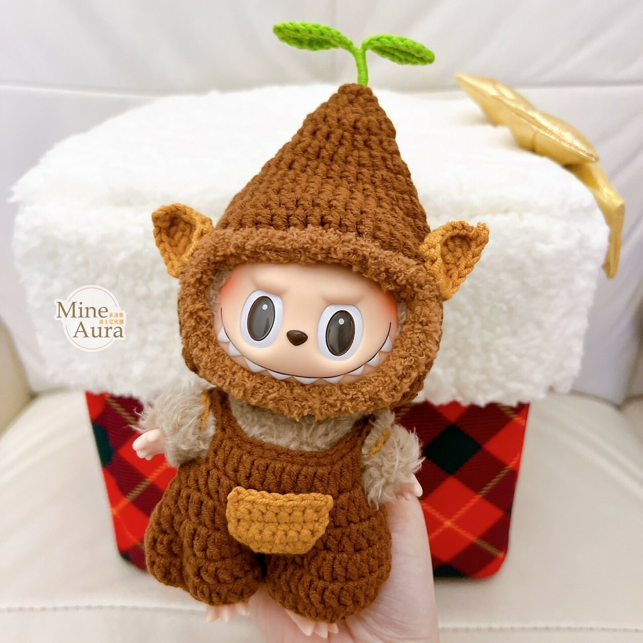 (現貨) 拉布布 LABUBU 心動馬卡龍 吊飾專用服裝 小樹精靈套裝 (無附吊飾)