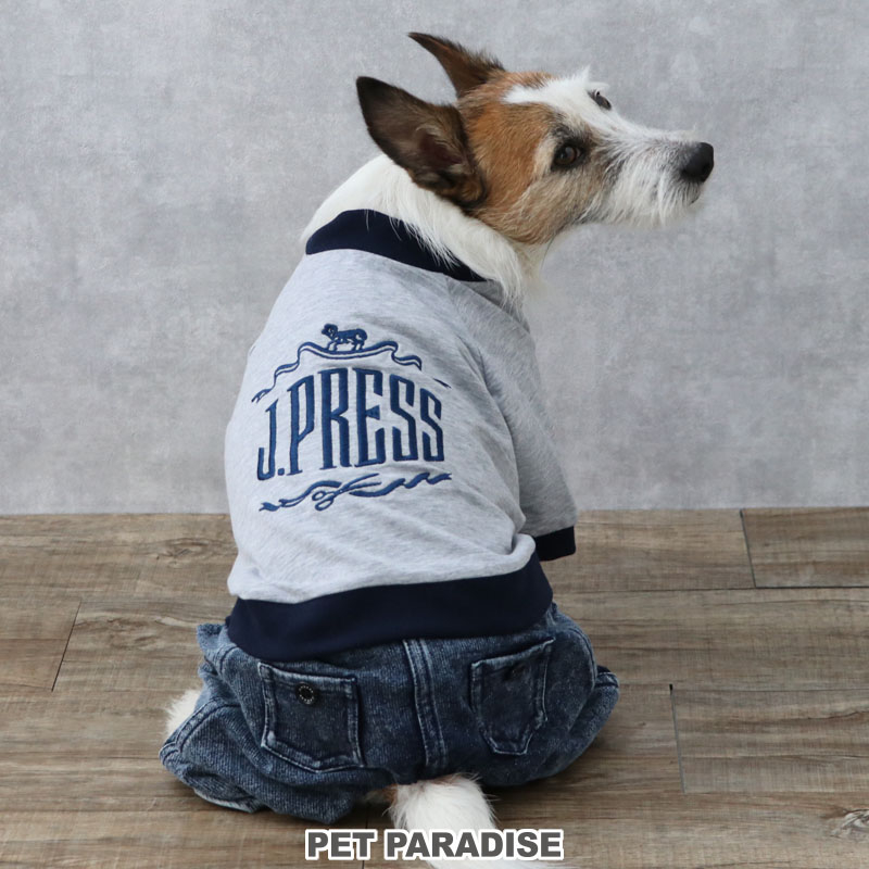 【Pet Paradise】J.Press Denim-Look Romper <614-55842>