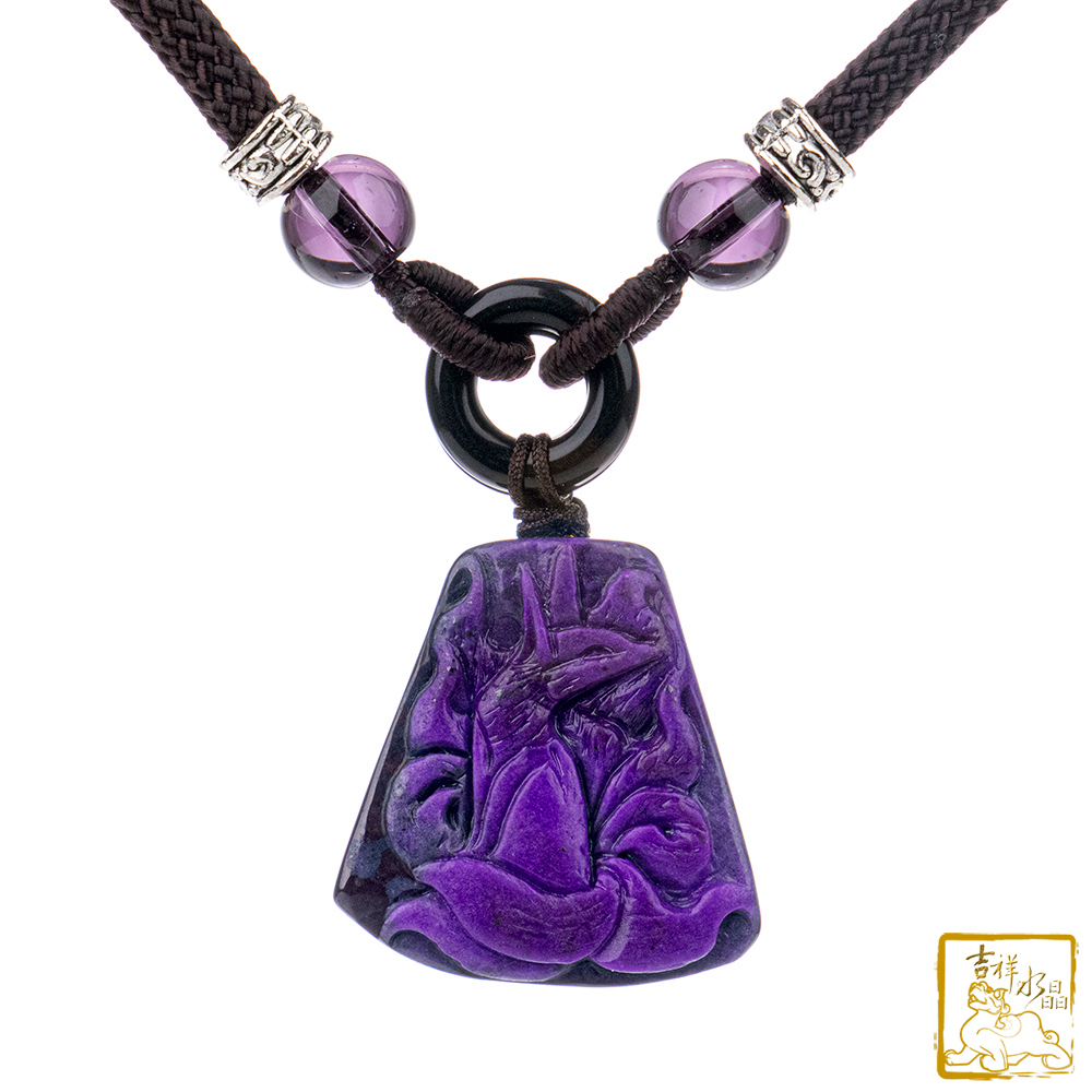 紫舒俱萊九尾狐仙項鍊 3g 智慧自信