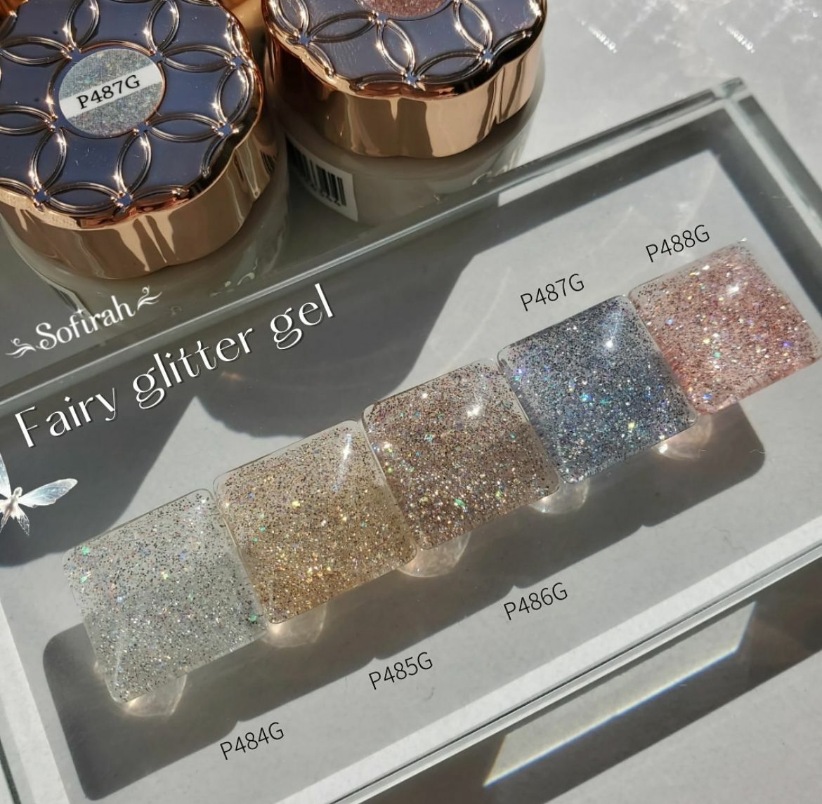 Sofirah - Flash gel 閃鑽凝膠P484G~P488G (3g) (5色可單選)