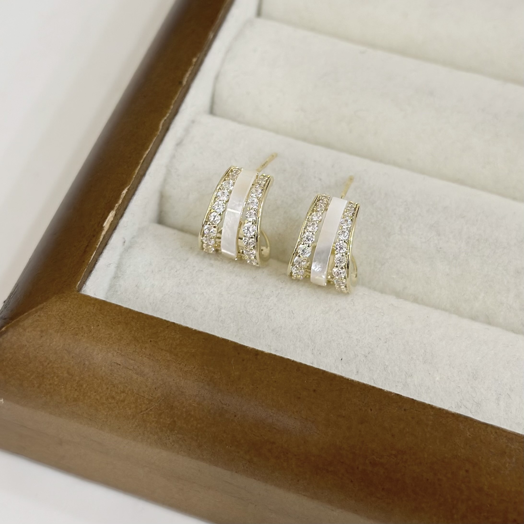 118排鑽貝殼三層C字圈