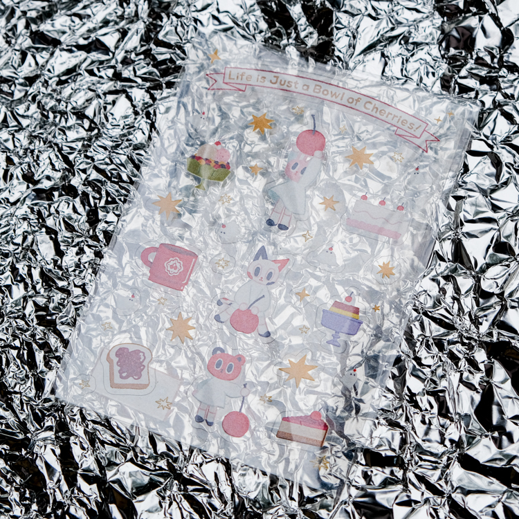 Raimochi｜櫻桃圖鑑貼紙