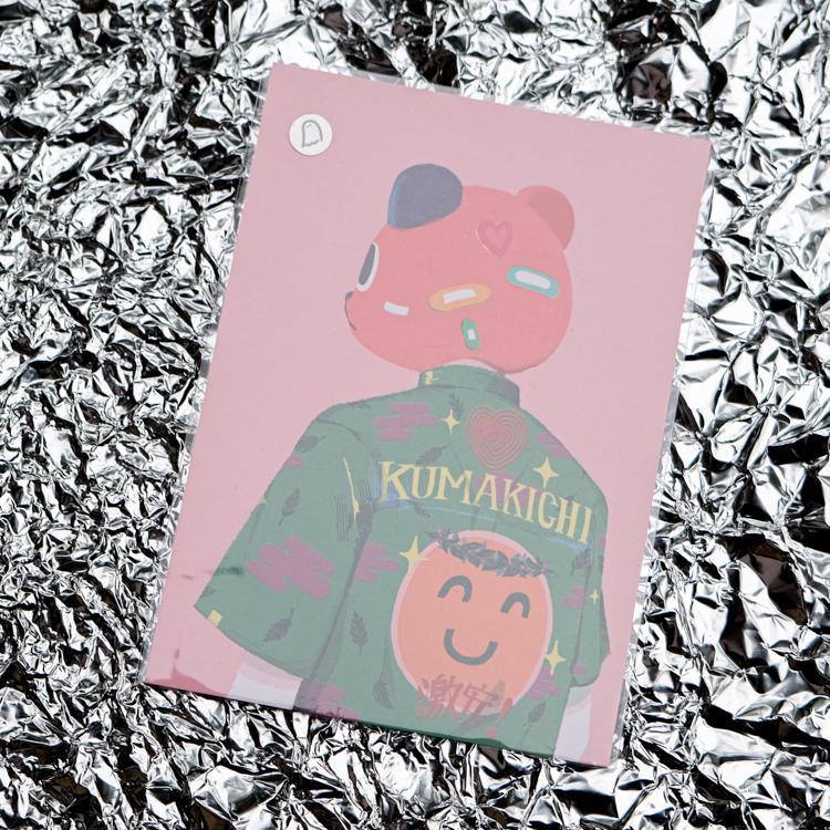 Raimochi｜單張明信片｜熊吉