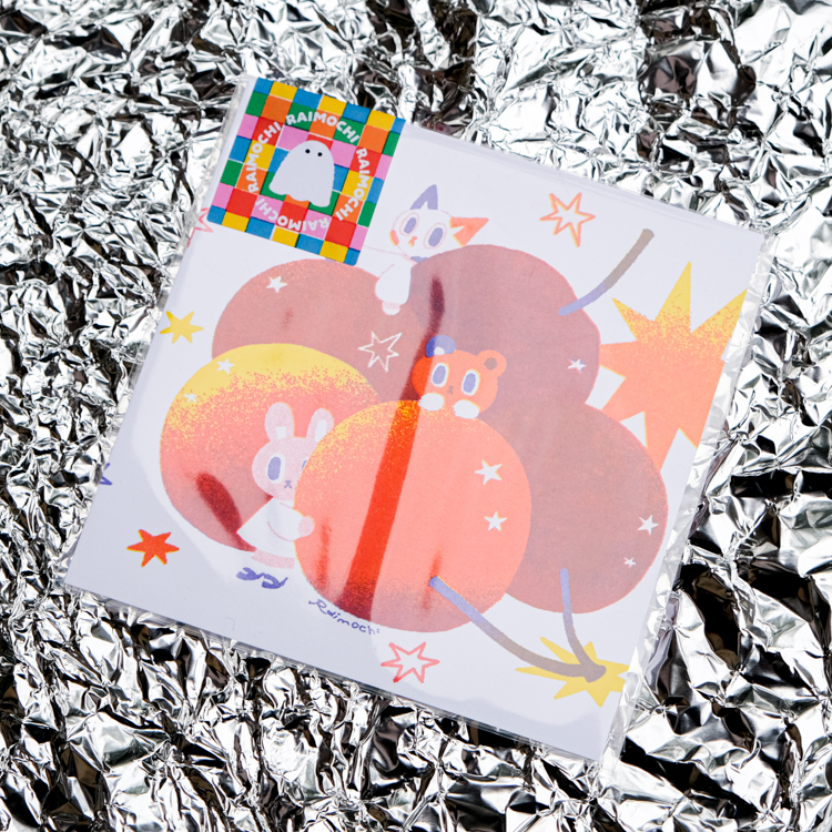 Raimochi｜RISO明信片｜A