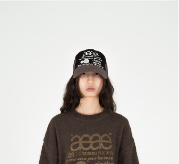 aeae WEB LOGO 撞色 5片 棒球帽 鴨舌帽 三色