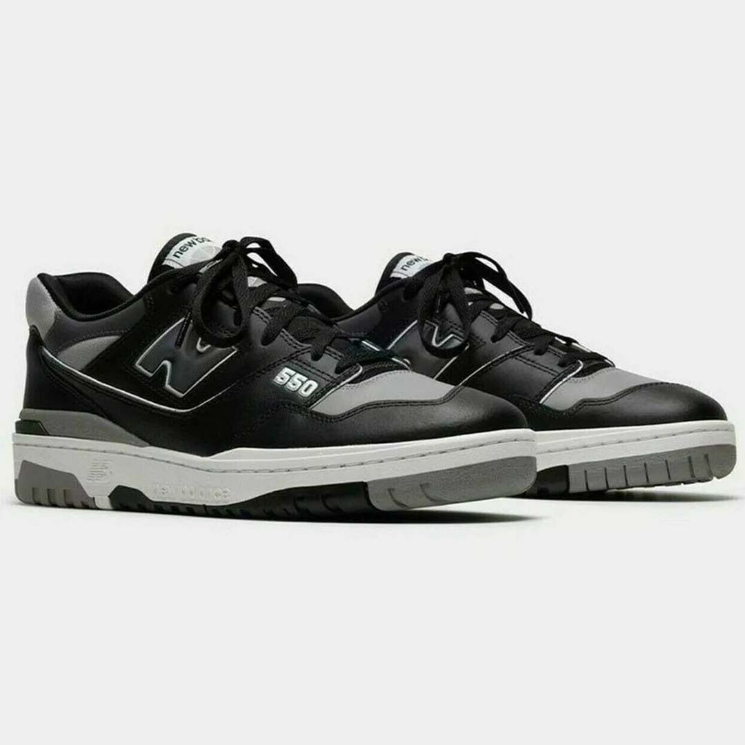 New Balance BB550SR1 NB 550 Shadow 黑灰 皮革 鞋子 休閒鞋 現貨