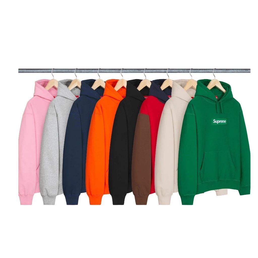 2024AW SUPREME BOX LOGO HOODED SWEATSHIRT 熱門款 貼布 刺繡 帽T 現貨