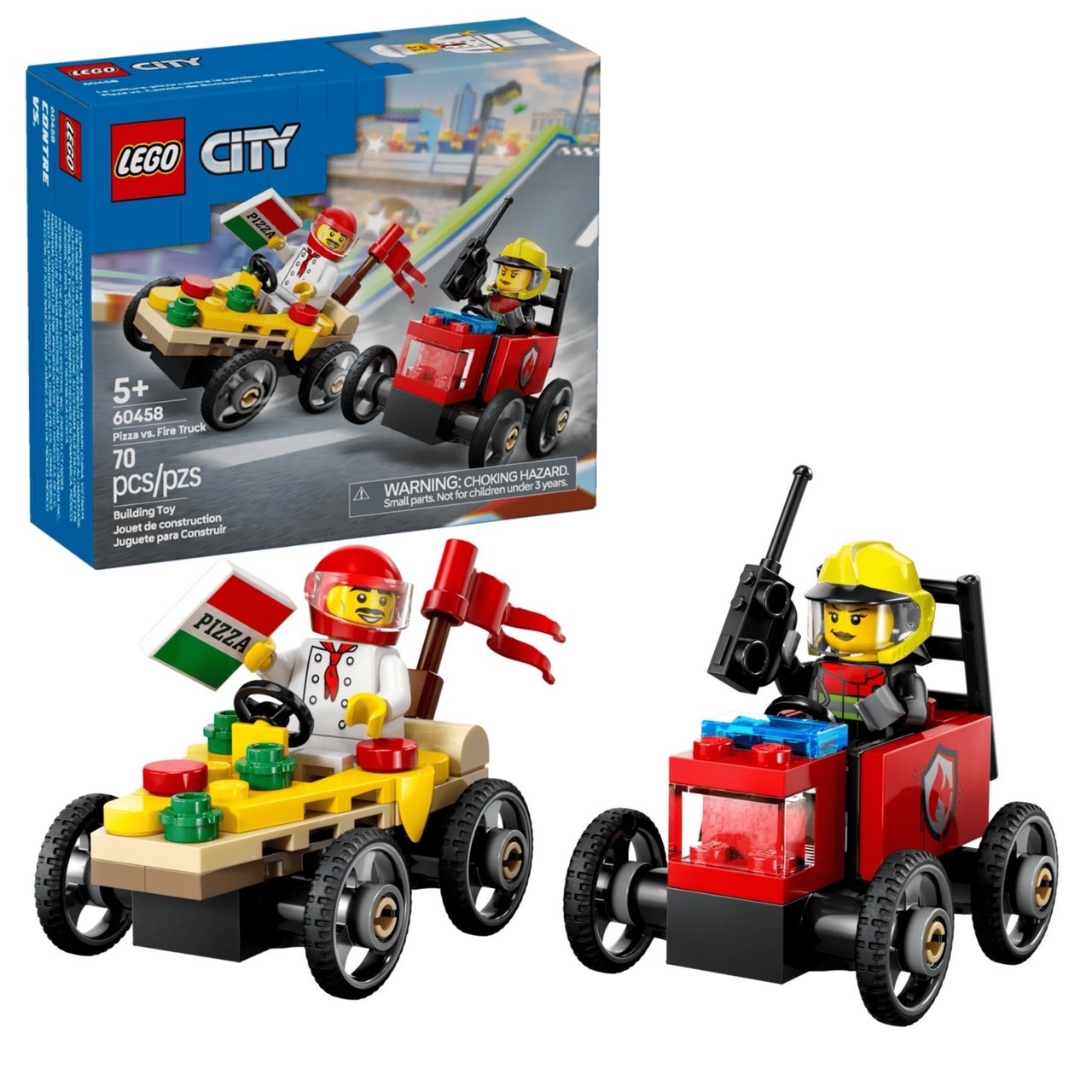 LEGO 60458 披薩vs.消防車賽車套裝LEGO® City系列