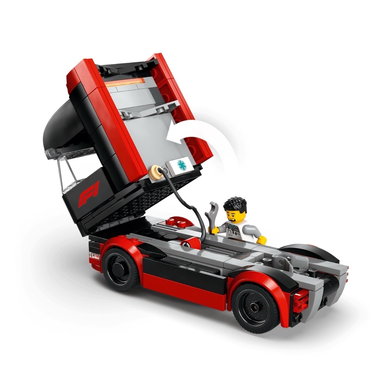 LEGO 60445 F1 卡車和RB20 & AMR24 F1 汽車LEGO® City系列