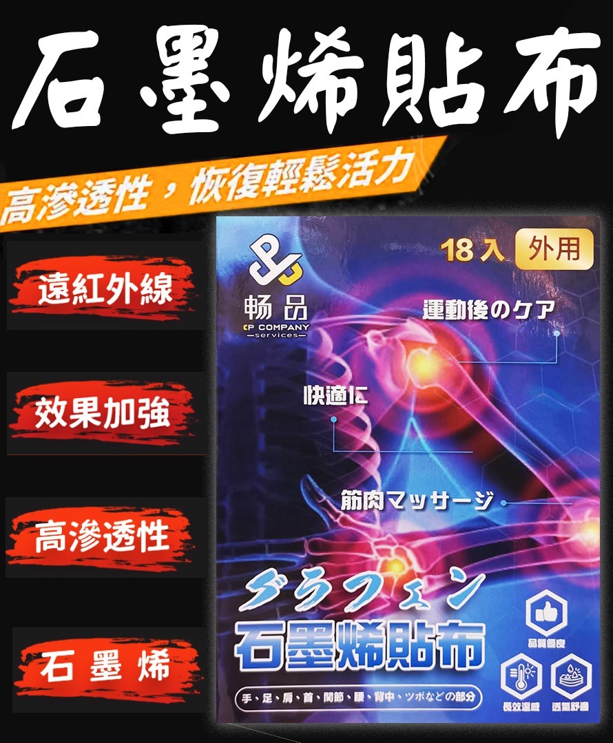 暢品 石墨烯貼布