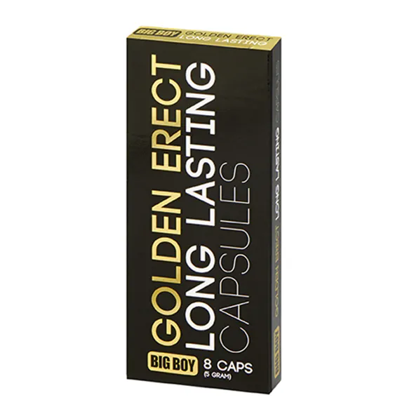 Cobeco - Big Boy Golden Erect Long-lasting Male Enhancement Pills 8 Capsules