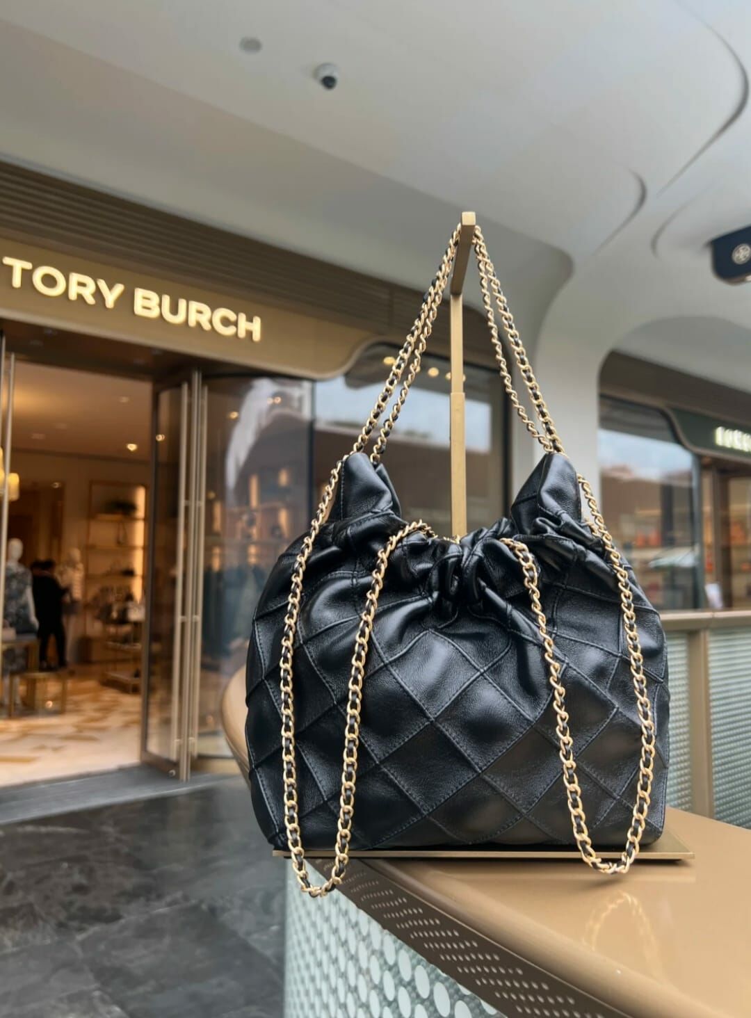 Tory Burch Mini Fleming Soft Hobo Bag