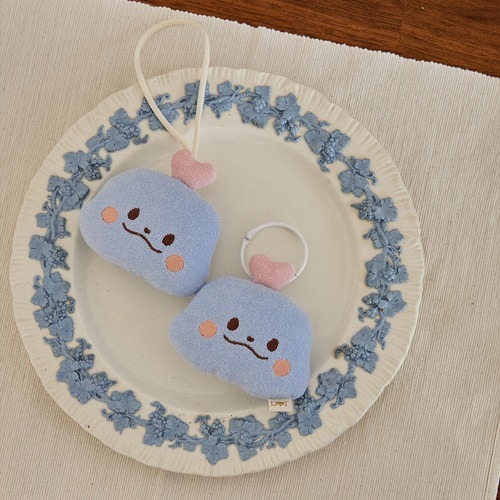 2025新生兒誕生禮物~蛇寶寶圓臉鑰匙圈