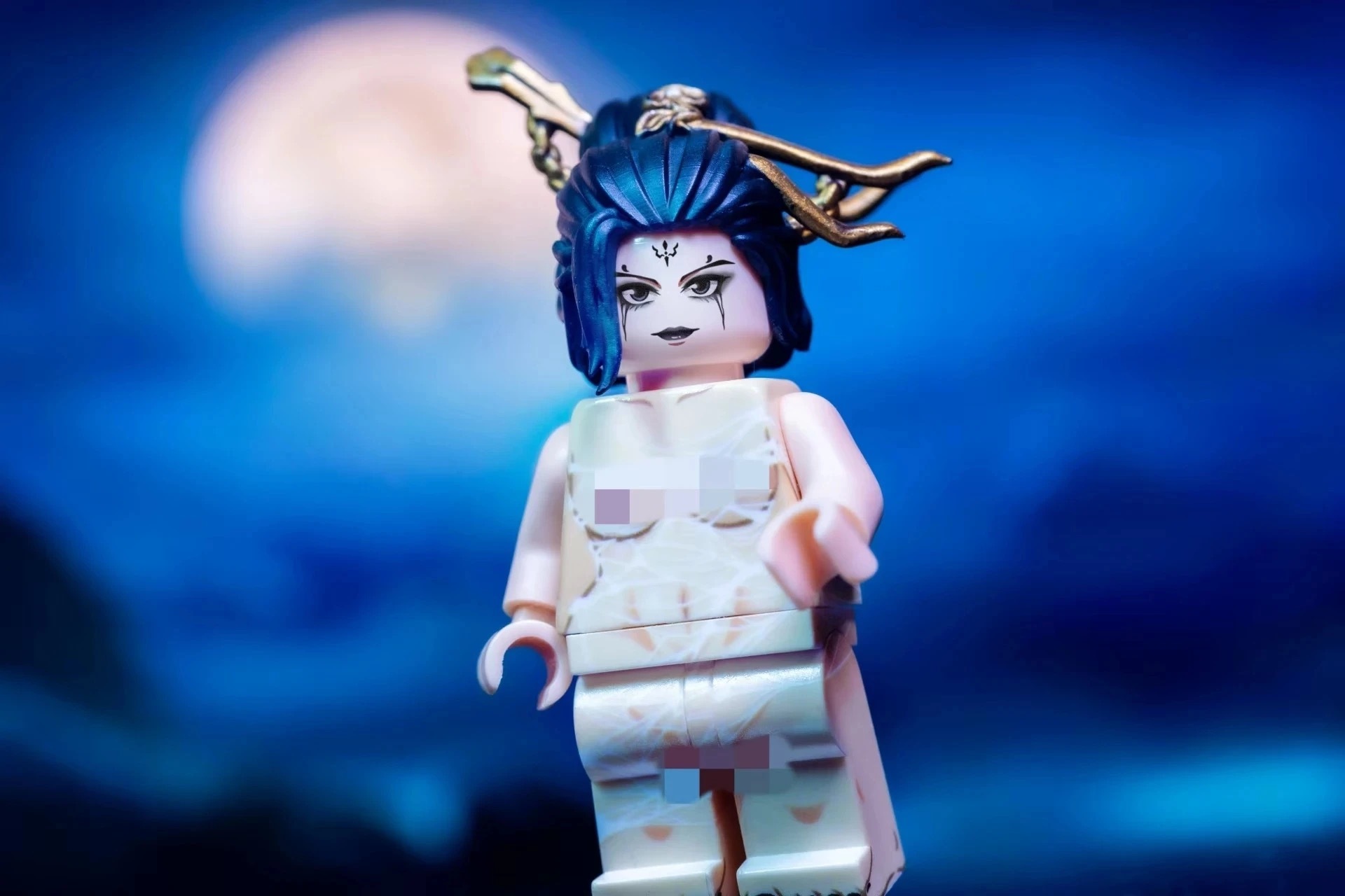 【Minifigs.Factory】蜘蛛精 四妹 金丹版