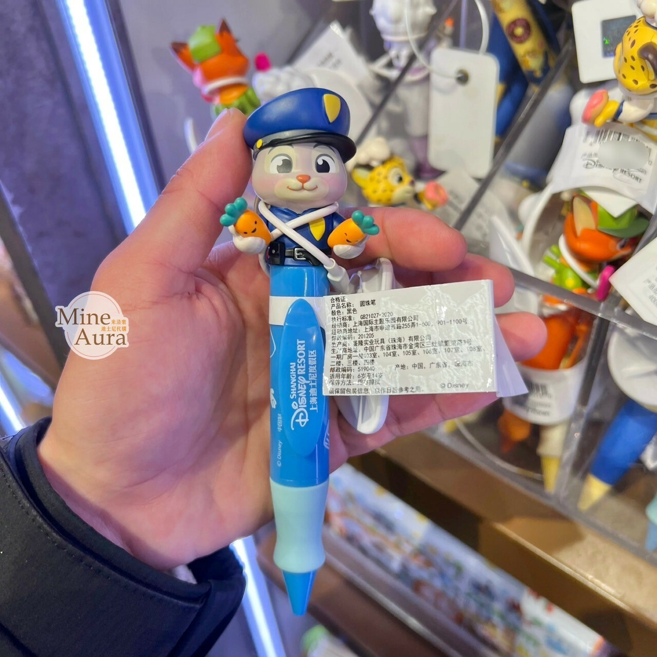 童心系列 哈茱蒂 Judy 兔 立體公仔造型 圓珠筆 動物方城市 Zootopia -上海迪士尼樂園