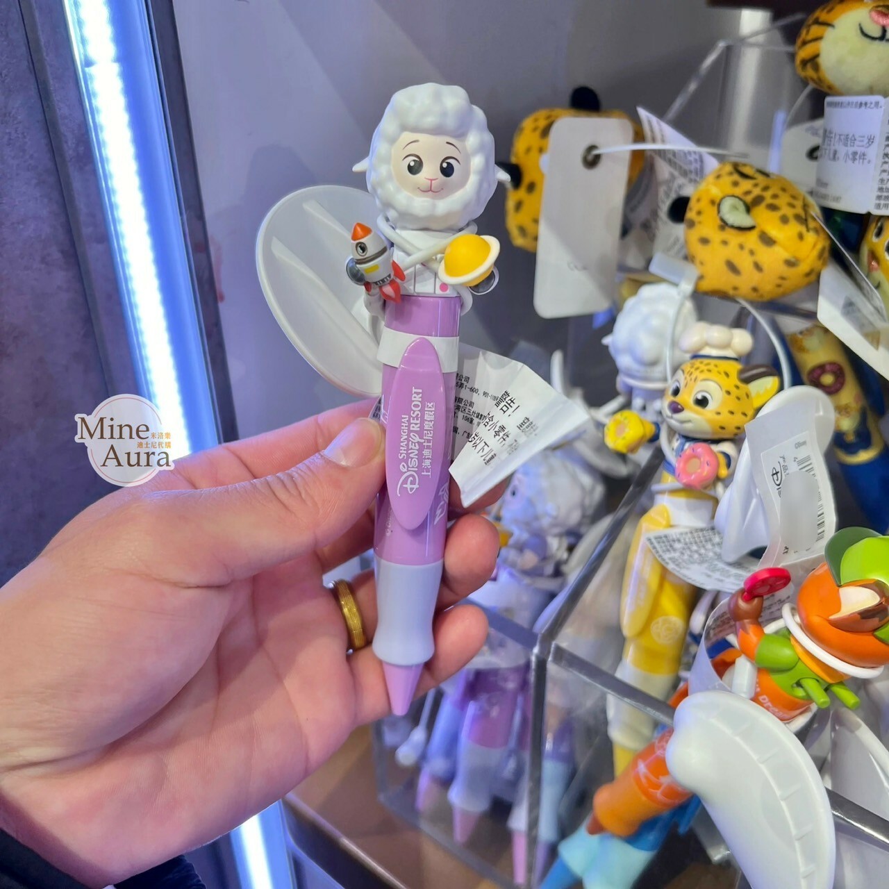 童心系列 副市長 羊咩咩 Dawn Bellwether 立體公仔造型 圓珠筆 動物方城市 Zootopia -上海迪士尼樂園
