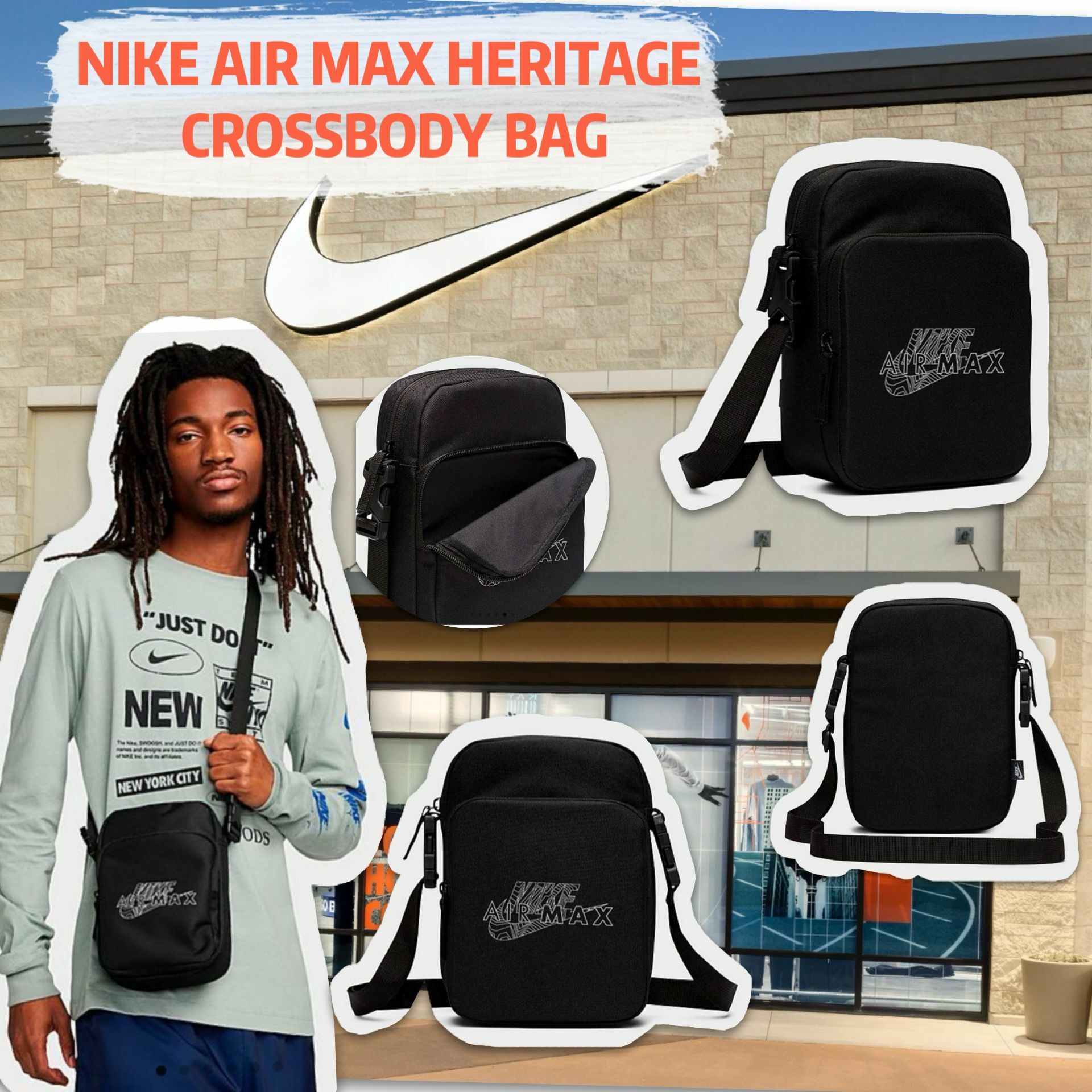 【預購】Nike Air Max Heritage G122713 斜咩袋